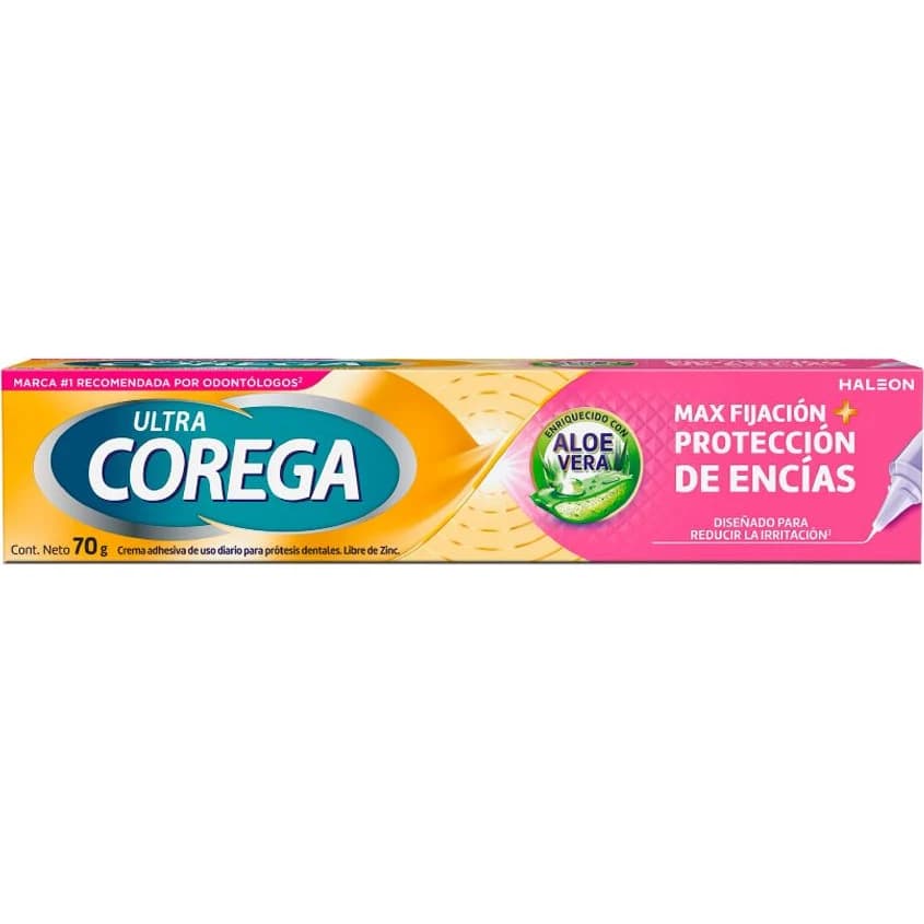 Crema Adhesiva Corega Ultra Protección Encías 70 g