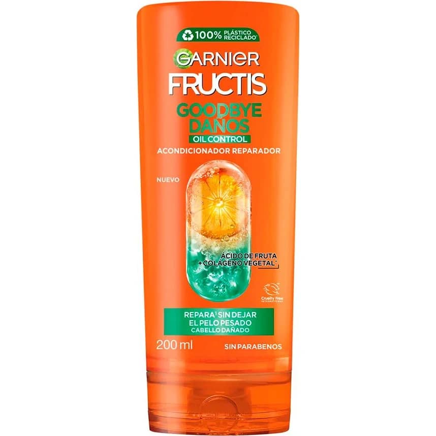Acondicionador Garnier Fructis Goodbye Daños Oil Control 200 ml