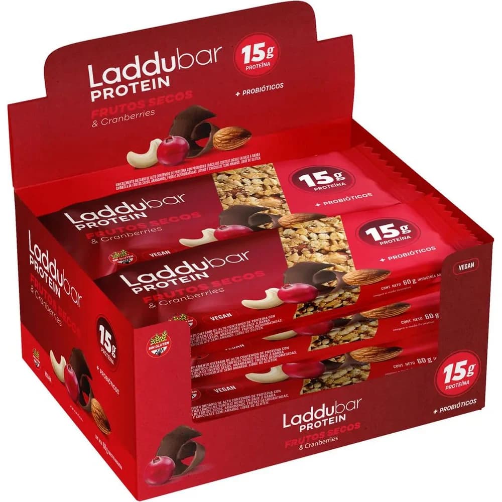 Barra Proteica de Arándano Laddu 10 Unidades — Laddubar