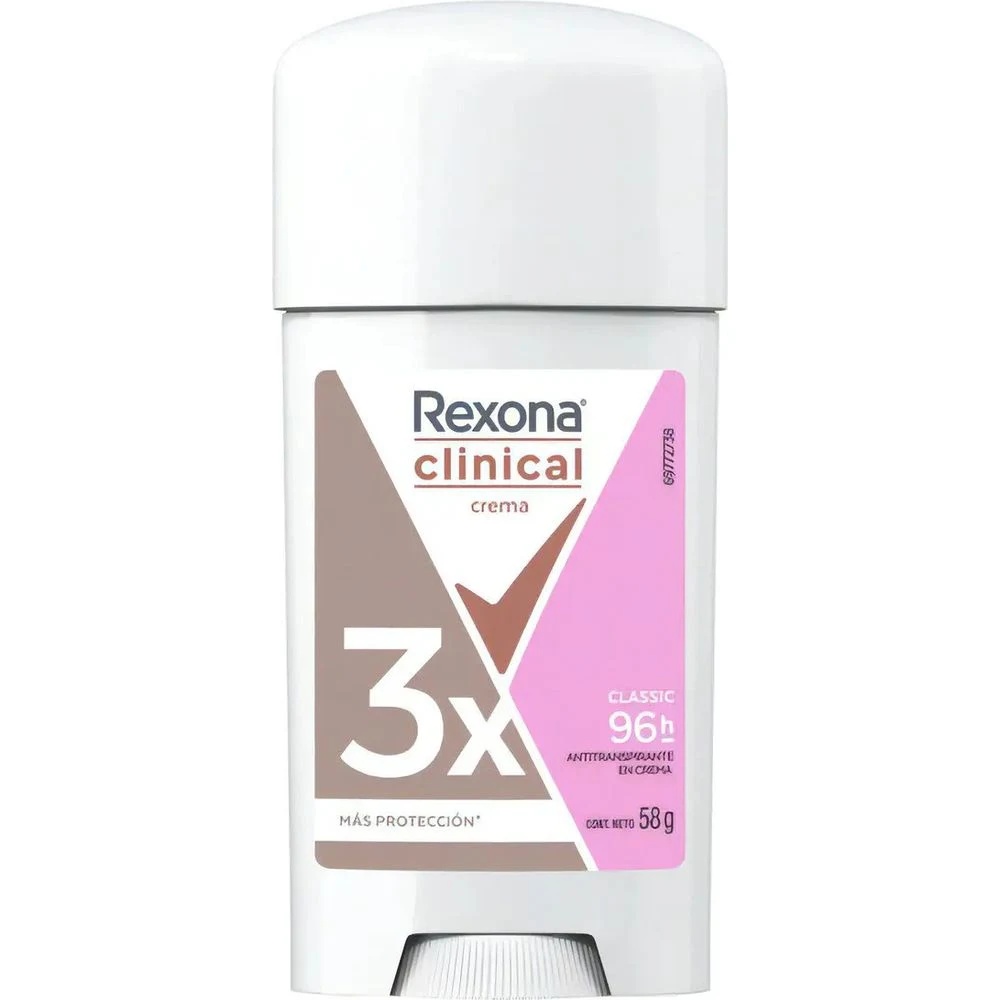 Desodorante Cremoso Rexona Clinical Clásico 58 g