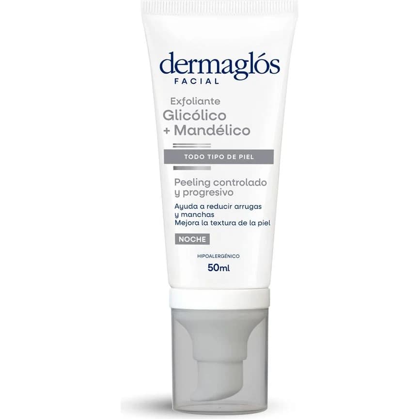 Exfoliante Facial Peeling Glicólico Mandélico Dermaglós 50ml