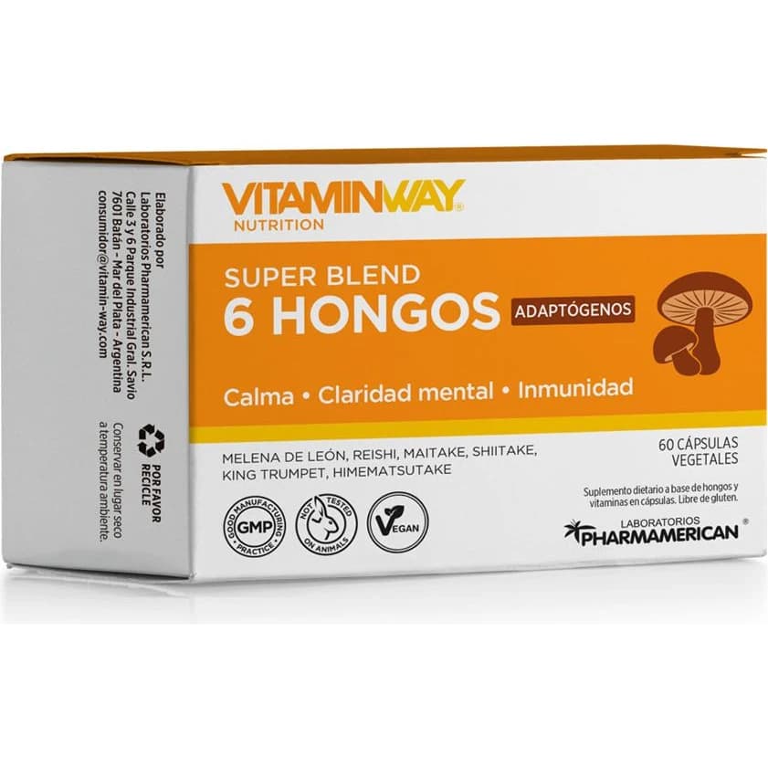 Vitamin Way Suplemento Blend 6H 60 Cápsulas