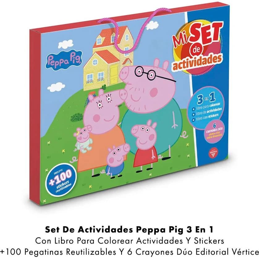 Valija Peppa Pig 3 en 1