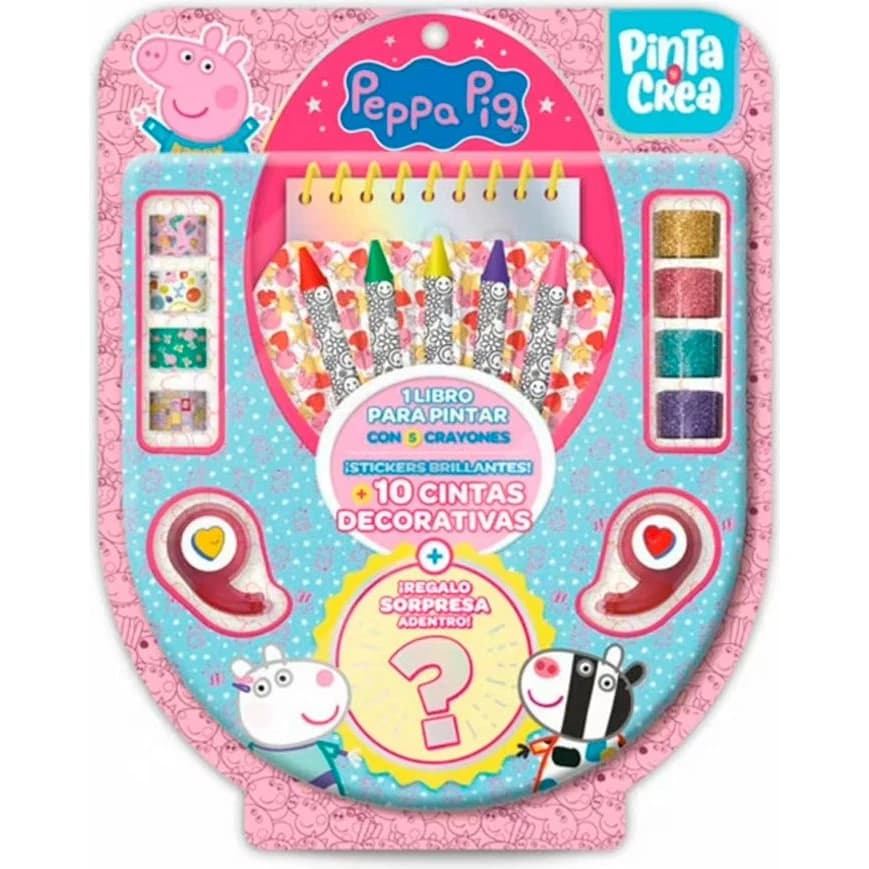 Libro Infantil Peppa Pig Pinta y Crea
