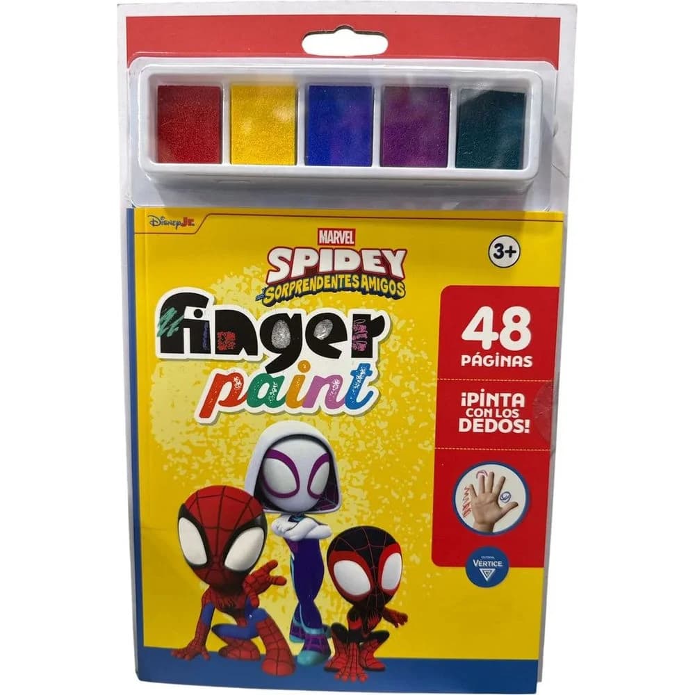 Pintura de Dedos Spiderman 48 Piezas