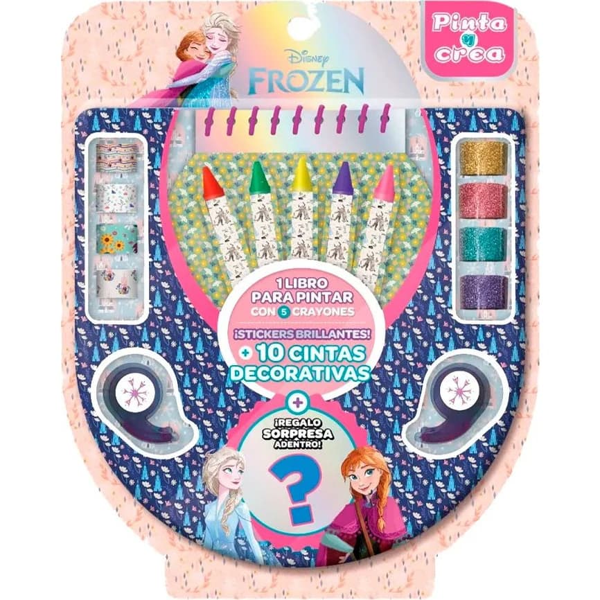 Libro para Pintar y Crear Frozen
