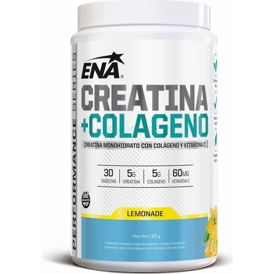 ENA Creatina + Colágeno Limón 321 g
