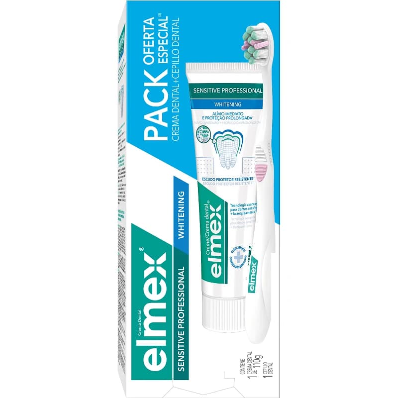Pack Elmex Whitening Pasta Dental + Cepillo
