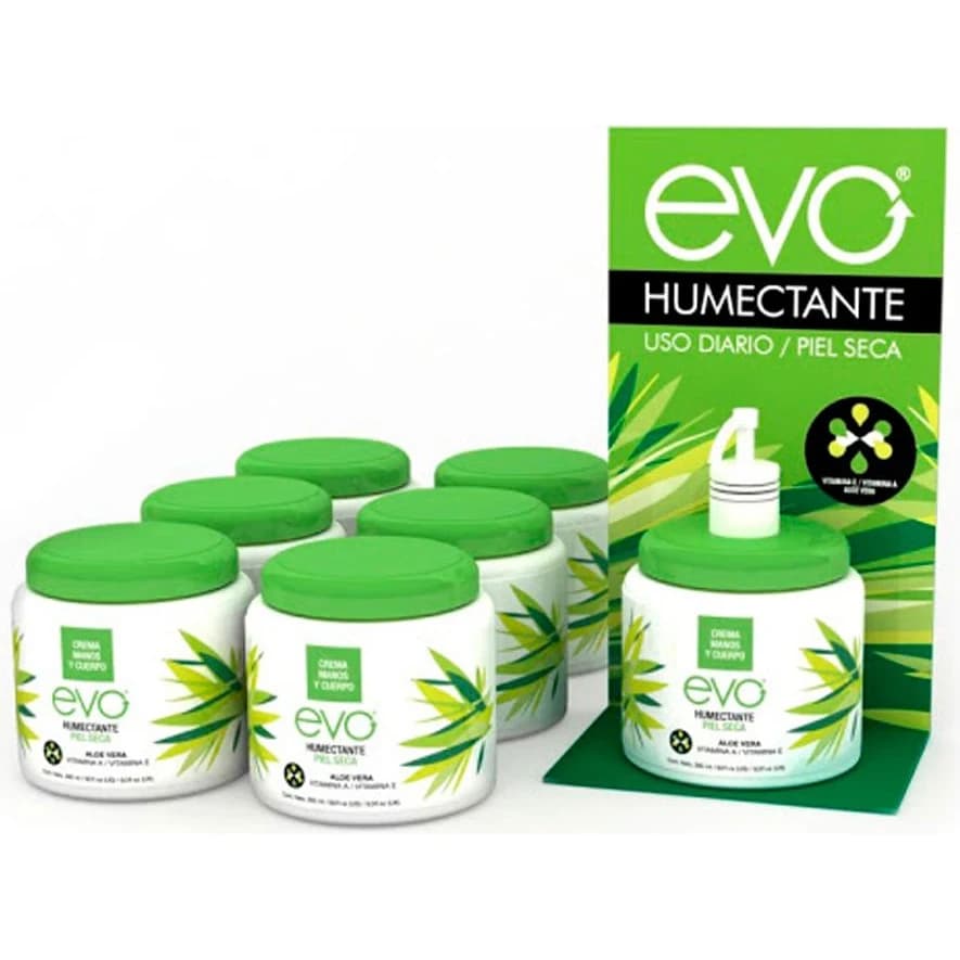 Emulsión Corporal Humectante Evo Natural 265 ml (Pack x6)