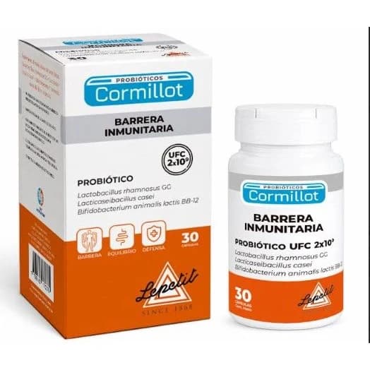 Probióticos Cormillot Barrera Inmunitaria 30 Cápsulas