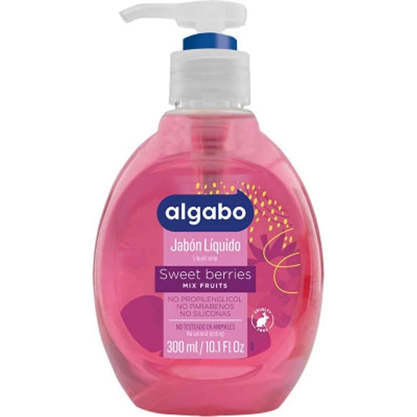 Jabón Líquido Algabo Frutos del Bosque 300 ml