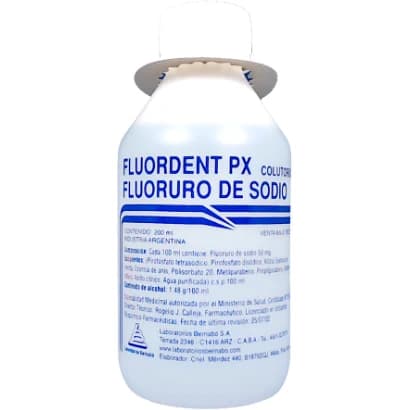 Enjuague Bucal Fluordent PX Bernabo 200 ml