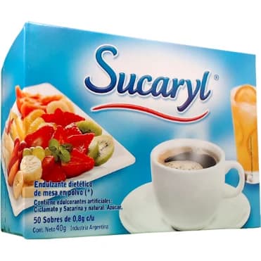 Edulcorante Sucaryl en Sobres x 50