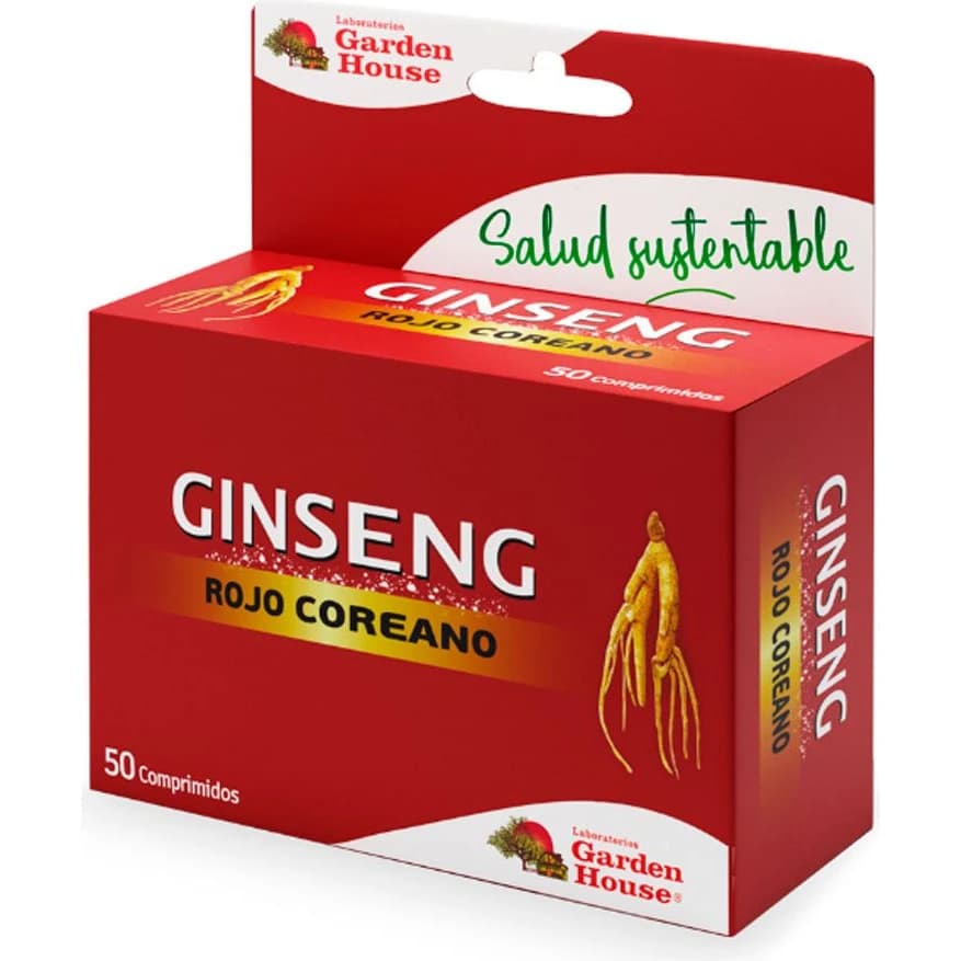 Ginseng Rojo Garden House x 50 Cápsulas