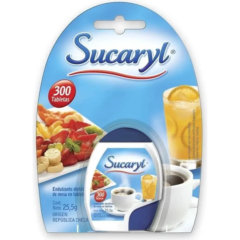 Edulcorante Sucaryl Sódico en Pastillas x 300