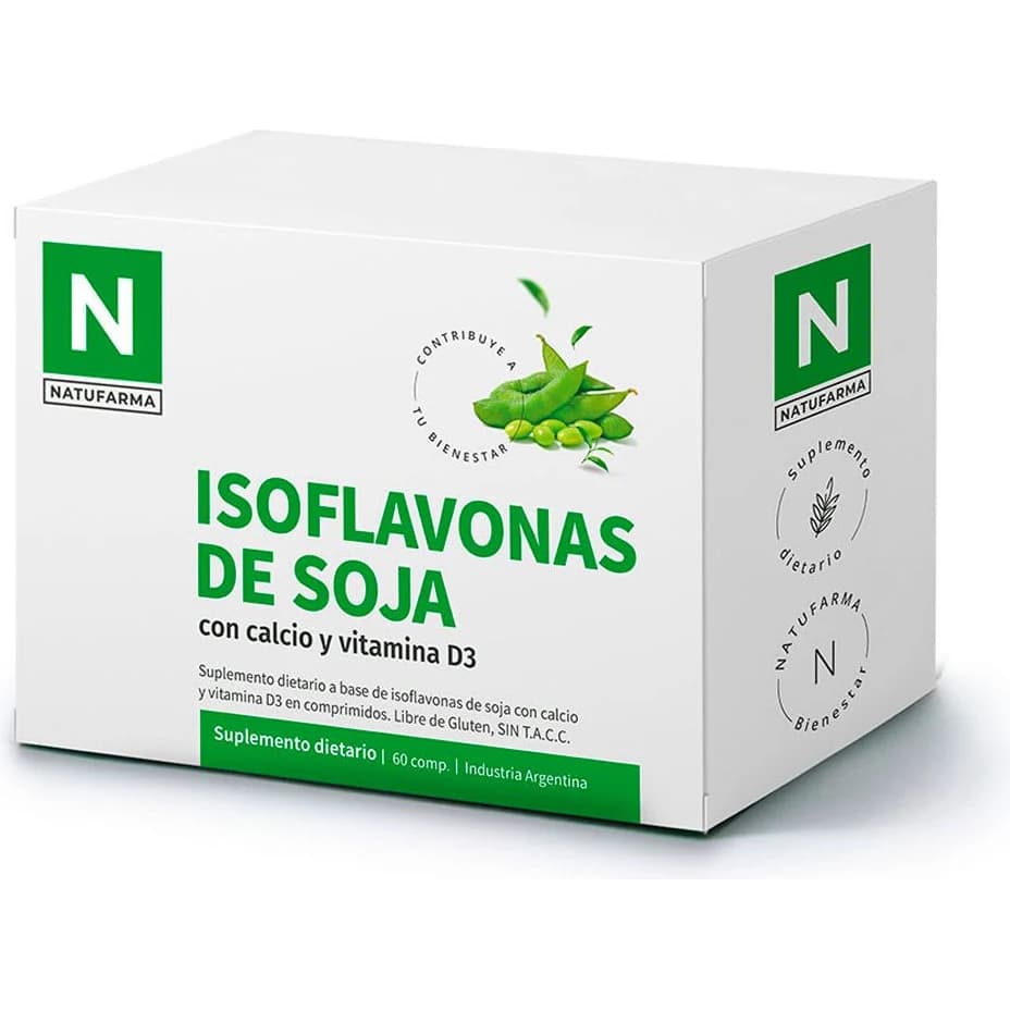 Isoflavonas de Soja Natufarma 60 Comprimidos
