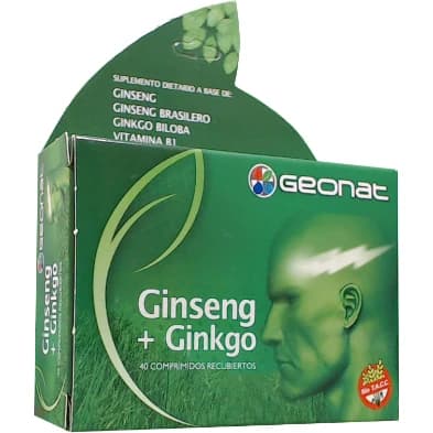 Geonat Ginseng + Ginkgo x 40 Comprimidos