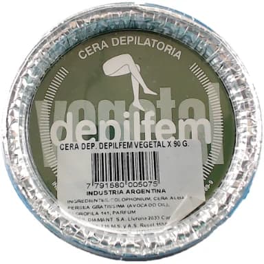 Cera Depilatoria Depilfem Vegetal x 90 g