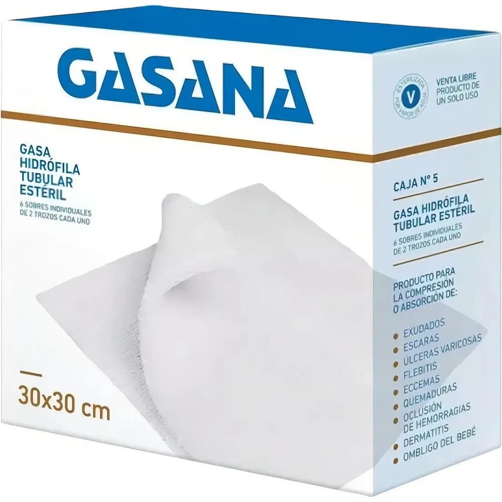 Gasa Gasana N°5 Caja 30 x 30 cm