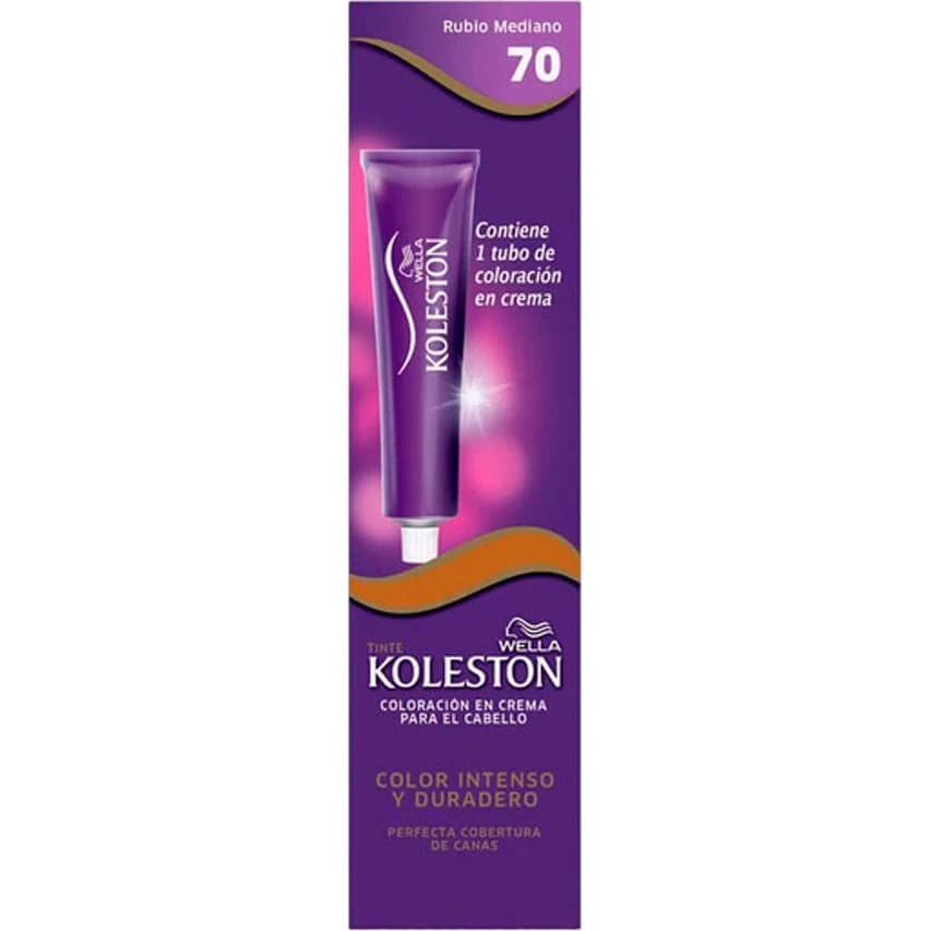 Tintura Capilar Koleston Tono 70 Rubio Medio