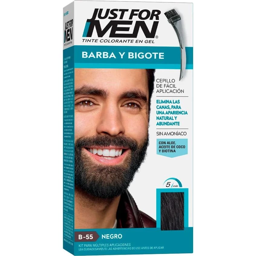 Tintura para Barba y Bigote Just For Men Negro