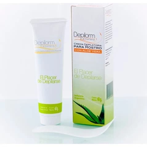 Crema Depilatoria Facial Depilorm con Aloe 60 g