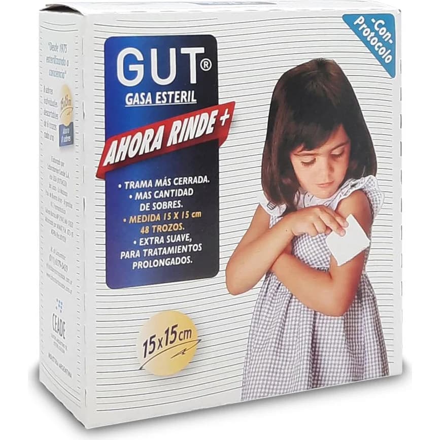 Gasa Gut N°5 Caja 15 x 15