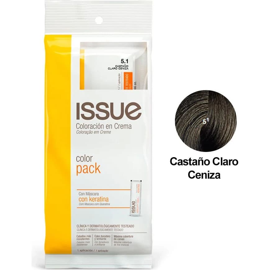 Tintura Capilar Issue Colorpack + Keratina Tono 05.1