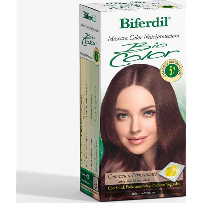 Tintura Capilar Biferdil Biocolor Tono 5.7
