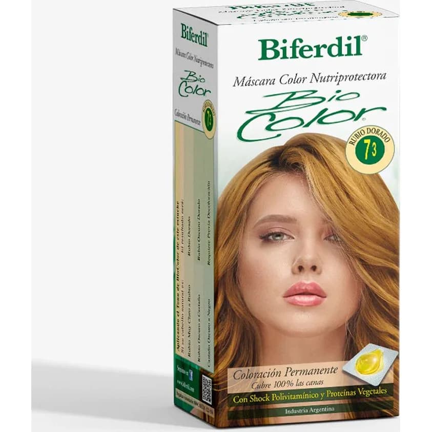 Tintura Capilar Biferdil Biocolor Tono 7.3