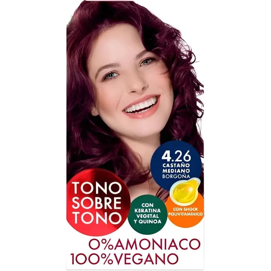 Kit de Coloración Capilar Biferdil Color Tono 4.26