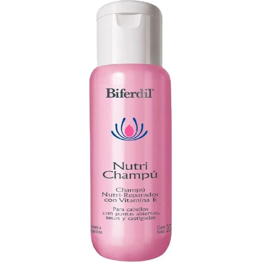 Shampoo Biferdil Nutri-Reparador Vitamina E 200 ml