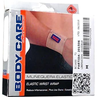 Muñequera Elástica Body Care Talle 2