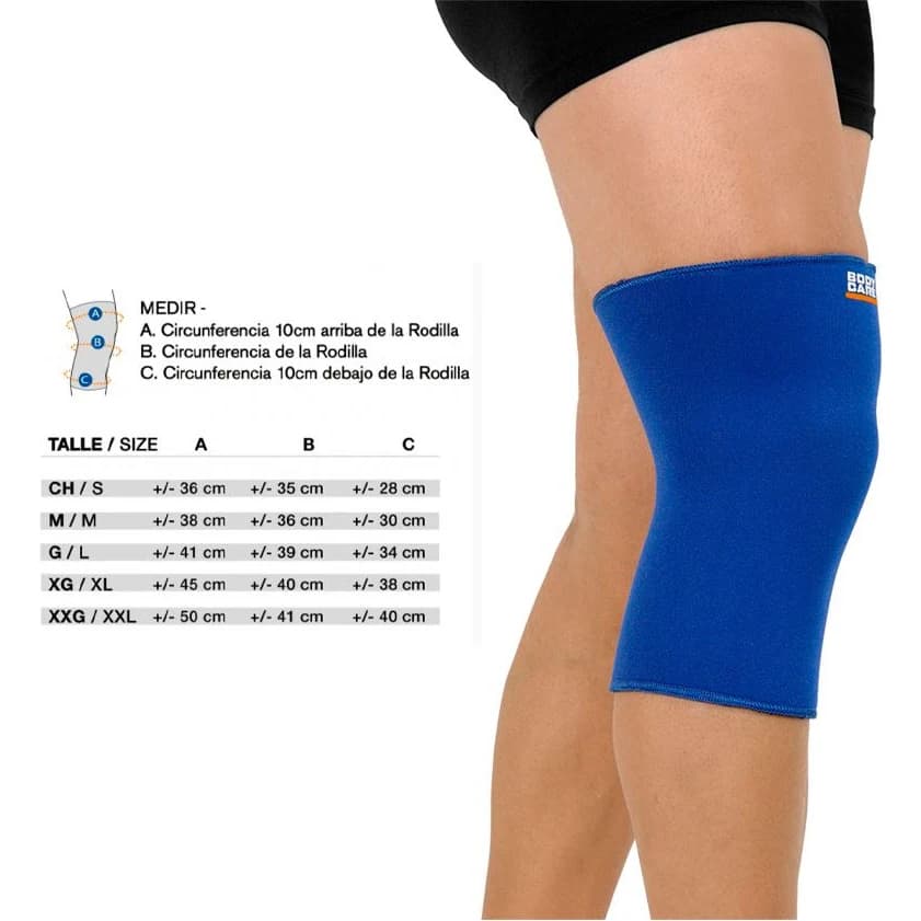 Rodillera Tubular Body Care Talle 2