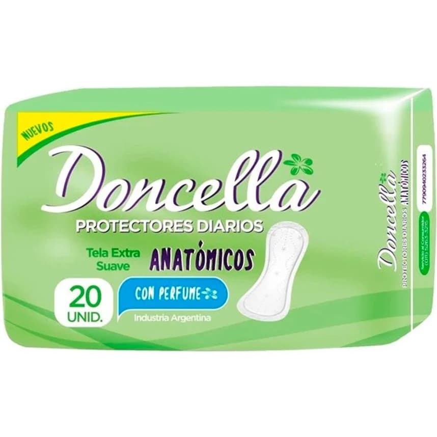 Protectores Diarios Doncella con Perfume x20