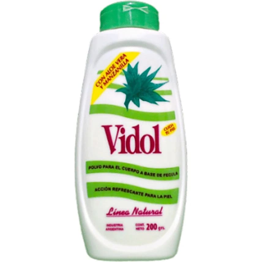 Polvo Corporal Vidol con Aloe Vera 200 g