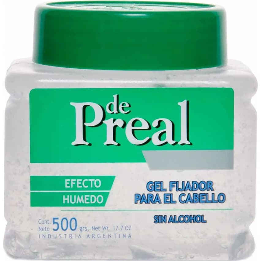 Gel Fijador Capilar Preal Verde 500 g