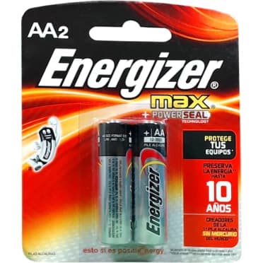 Pilas Energizer Max E91 AA Pack x 2