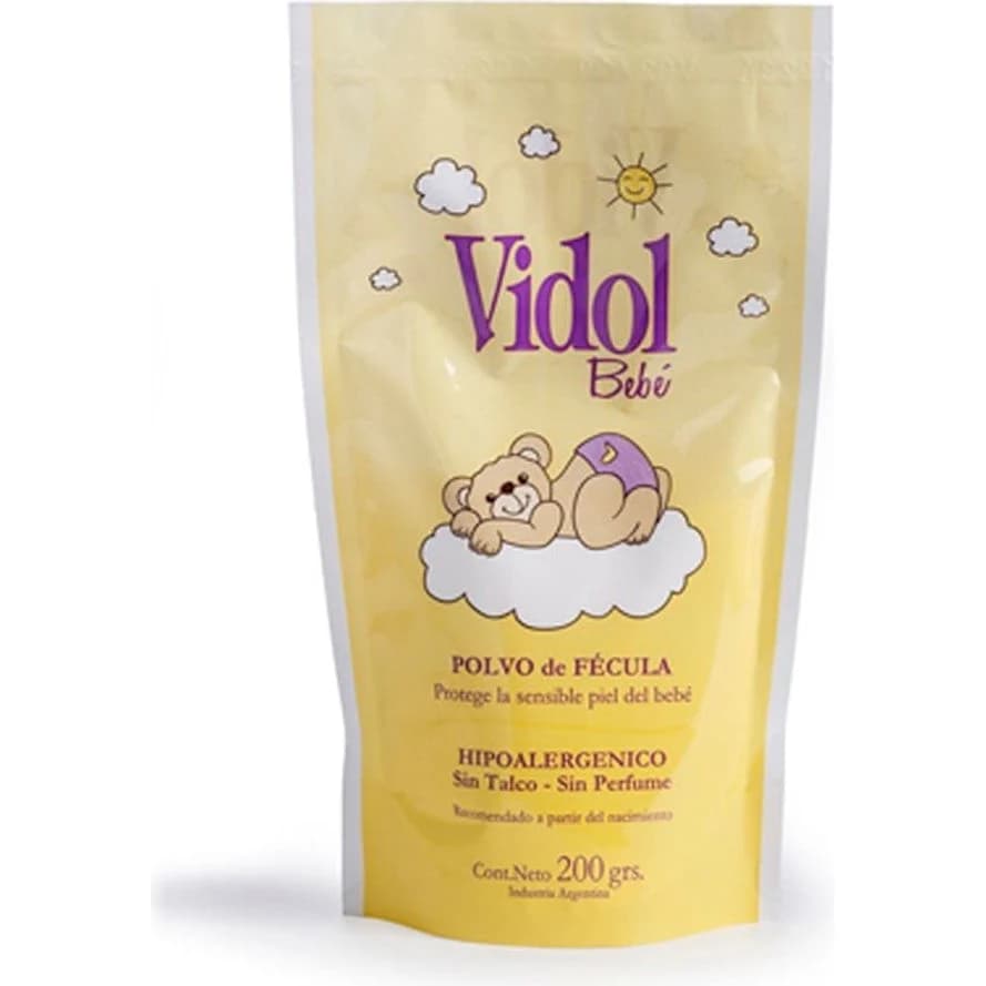 Polvo de Fécula Vidol Bebé Bolsa 200 g