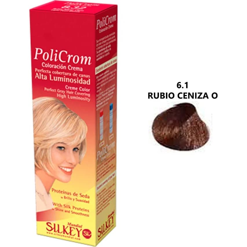 Tintura Capilar Silkey Policrom Tono 6.1 47 g