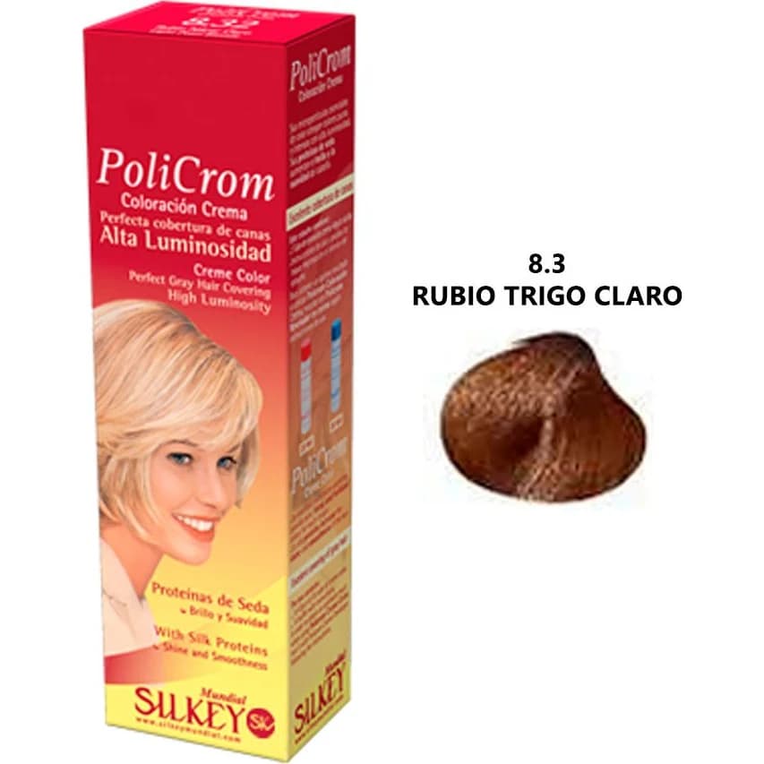 Tintura Capilar Silkey Policrom Tono 8.3 x 47 g
