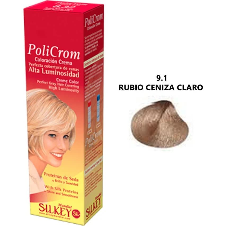 Tintura Capilar Silkey Policrom Tono 9.1 x 47 g
