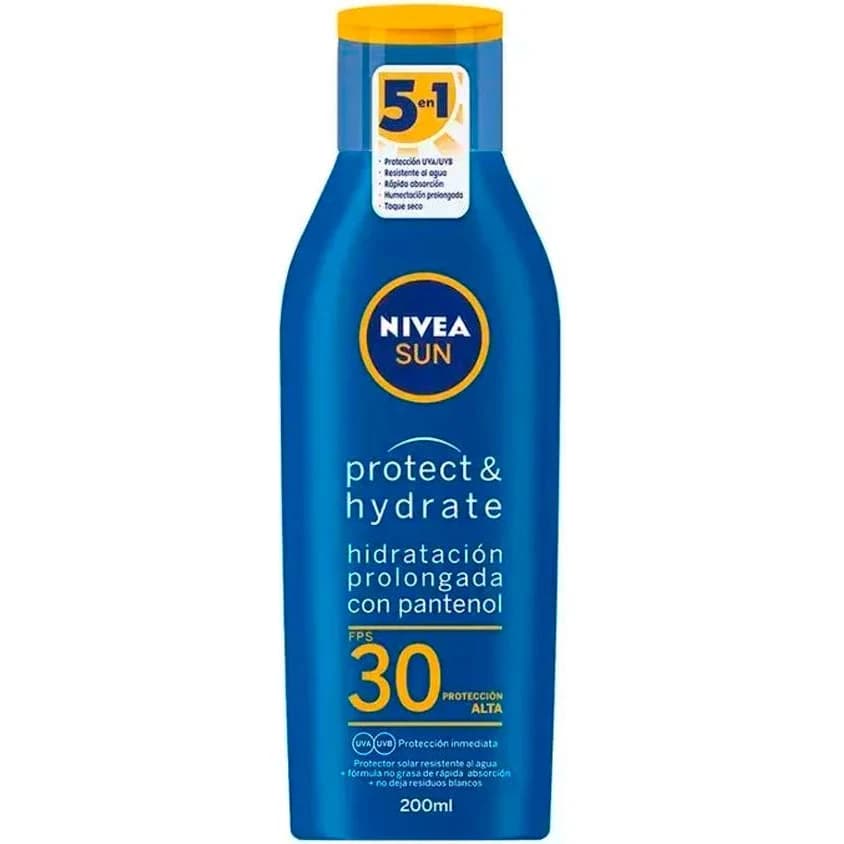 Protector Solar Nivea Sun FPS 30 Hidratante 200 ml