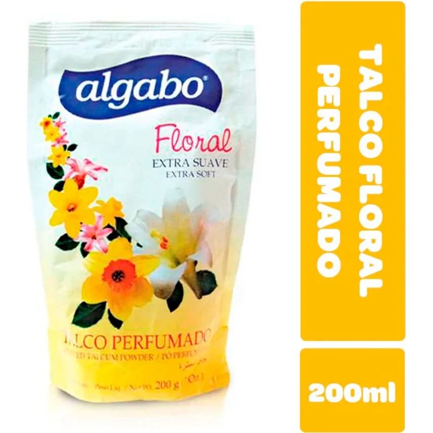 Talco Corporal Algabo Floral 200 g