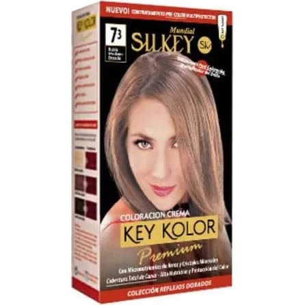 Tintura Capilar Silkey Key Color Premium Tono 7.3