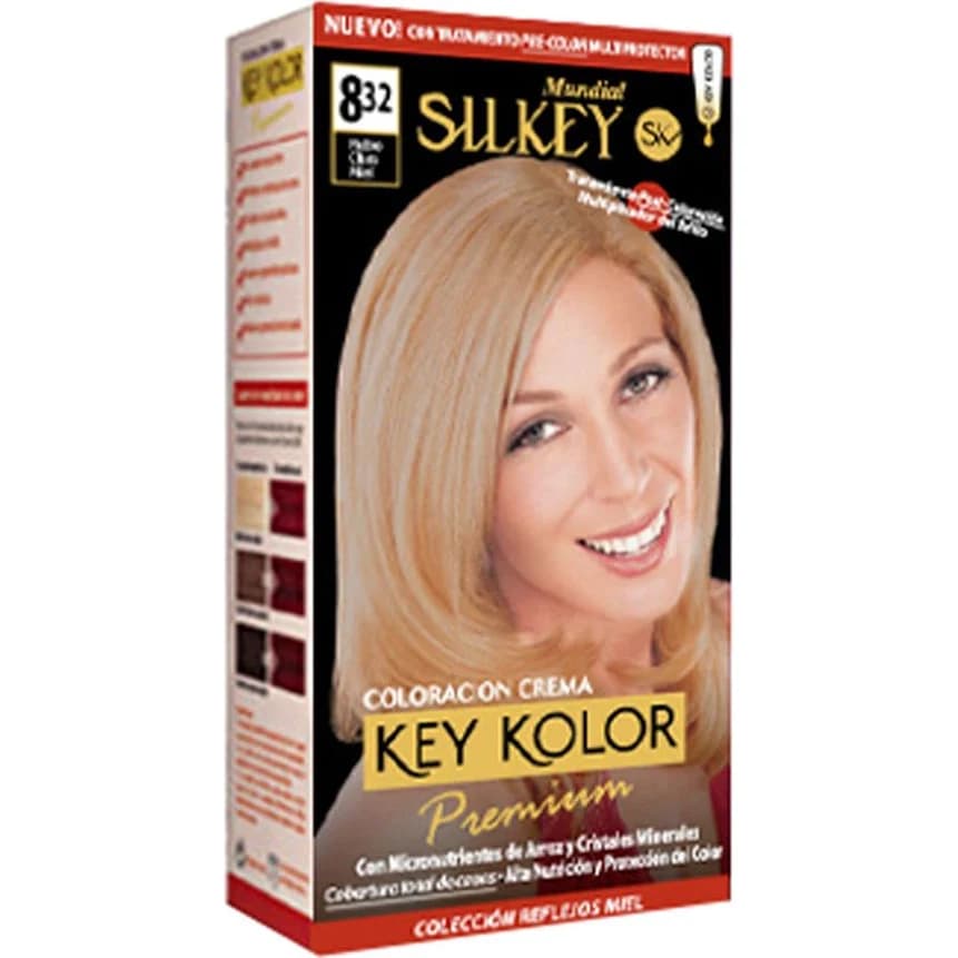 Tintura Capilar Silkey Key Color Premium Tono 8.32