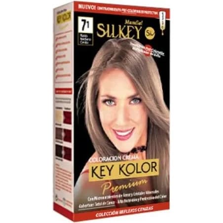 Tintura Capilar Silkey Key Color Premium Tono 7.1