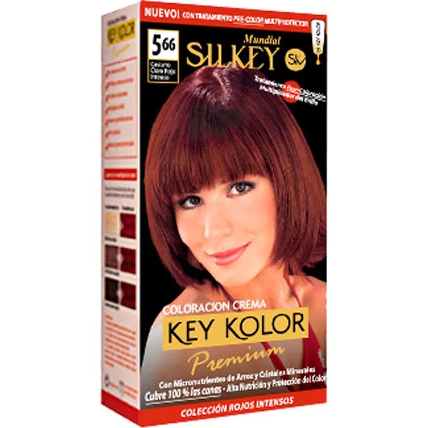 Tintura Capilar Silkey Key Color Premium Tono 5.66