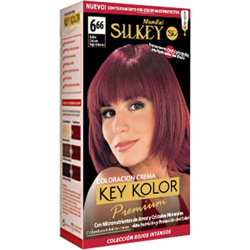 Tintura Capilar Silkey Key Color Premium Tono 6.66