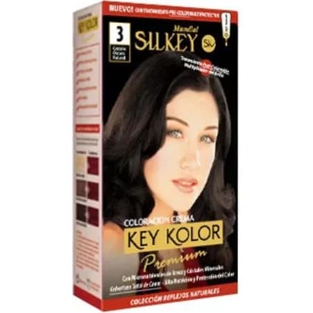 Tintura Capilar Silkey Key Color Premium Tono 3